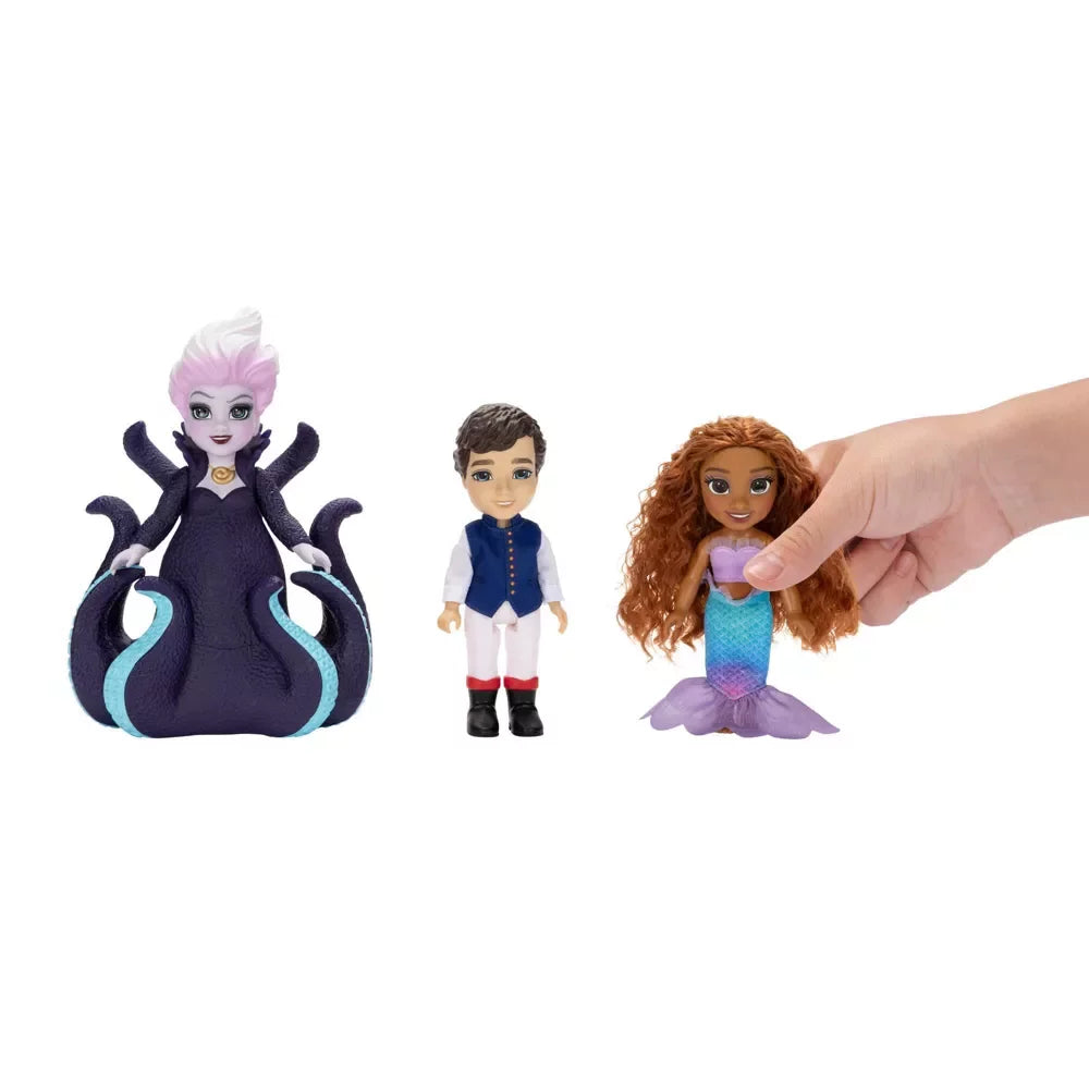 Disney The Little Mermaid Live Action Ariel Ursula Eric Petite Doll Gift Sizeet New