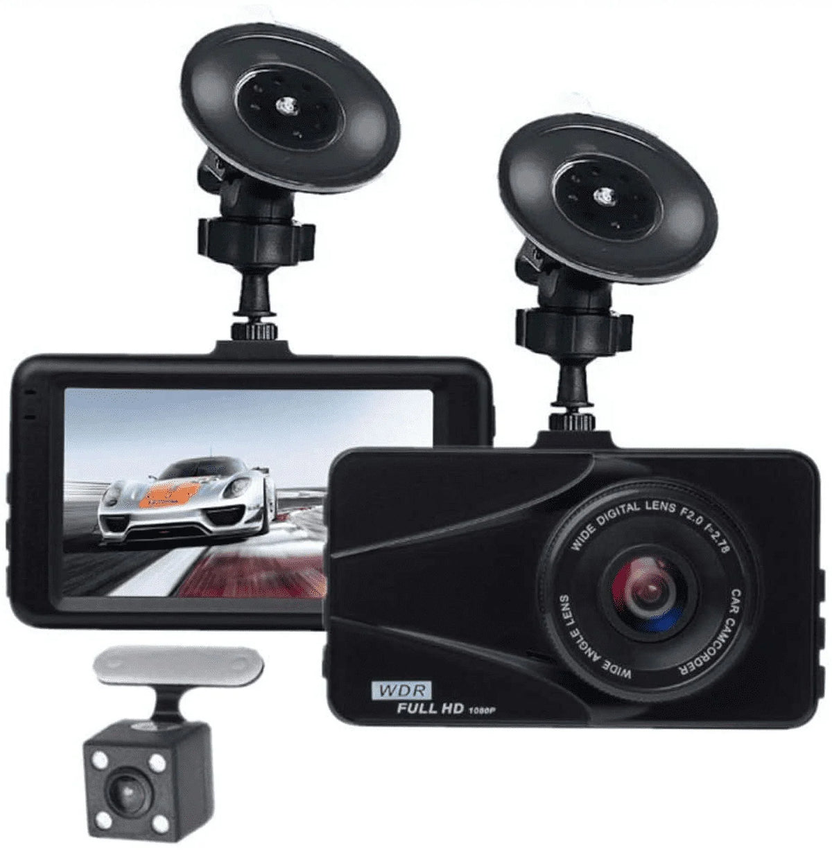 T670 Plus DVR Dash Cam For Dodge Dual Travel Recorder Full HD 3" LCD Sizecreen 170° Wide Angle, WDR, G-Sizeensor, Loop Recording Motion Detection Excellent Video Images