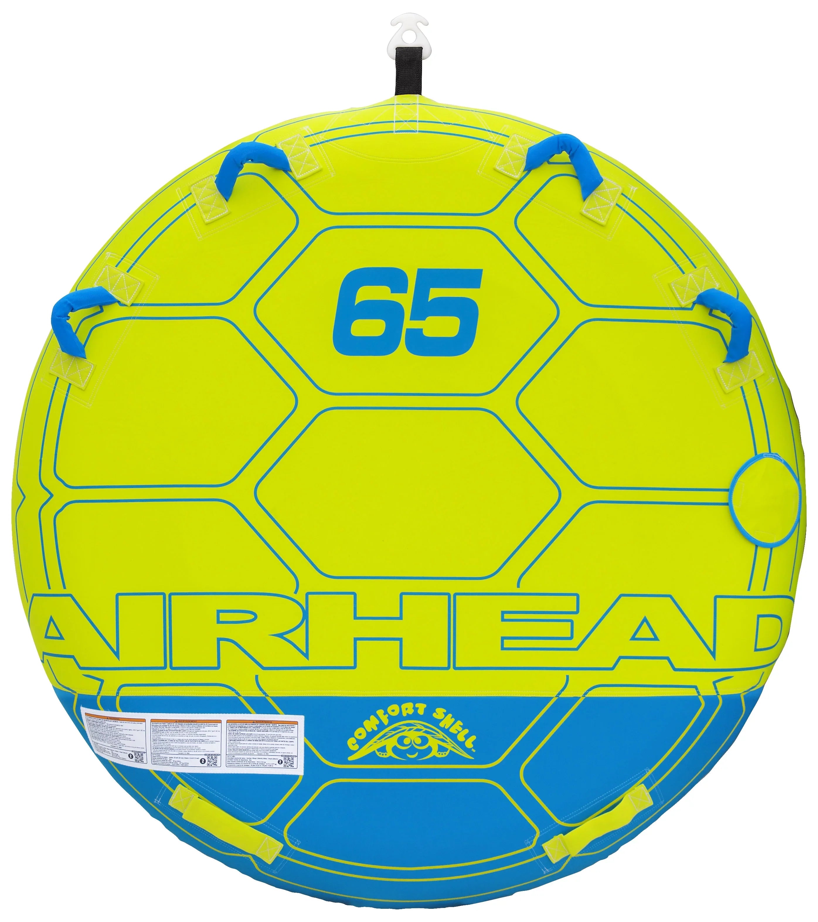 AIRHEAD COMFORT SizeHELL DECK 65 Towable Tube, 2 Riders