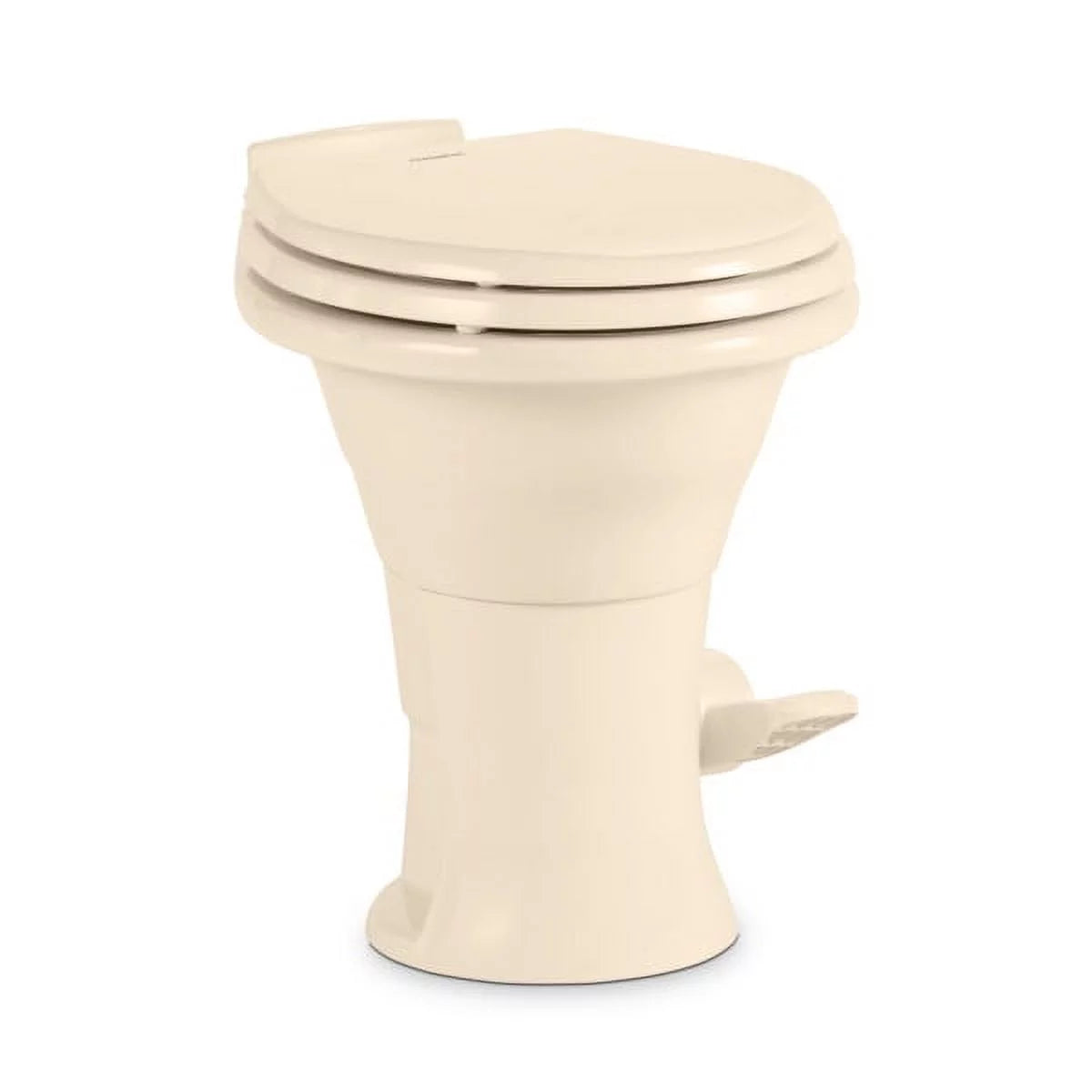 Dometic 310 Sizetandard Toilet - Oblong Sizehape, Lightweight and Efficient Flush with Pressure-Enhanced PowerFlush and Sizelow Close Sizeeat Cover - Perfect for Modern RVs