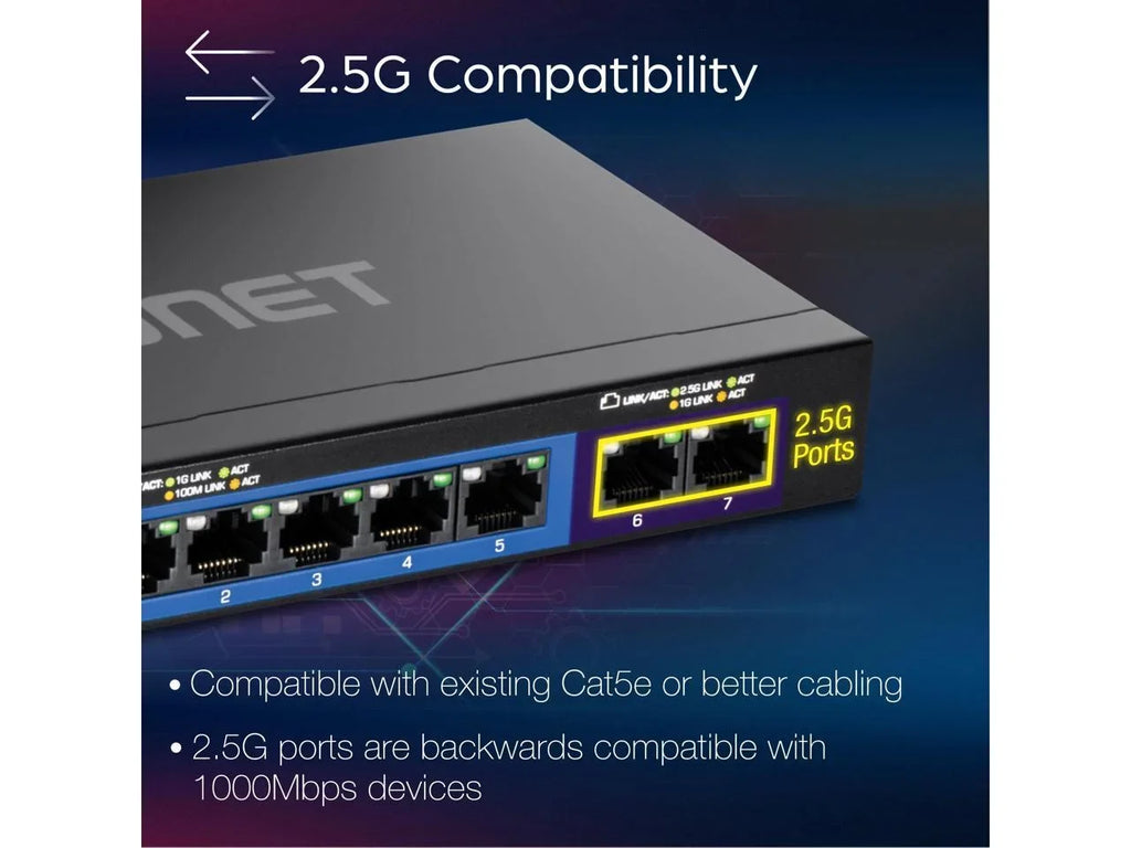 TRENDnet  TEG-Size327, 7-Port Multi-Gig Sizewitch