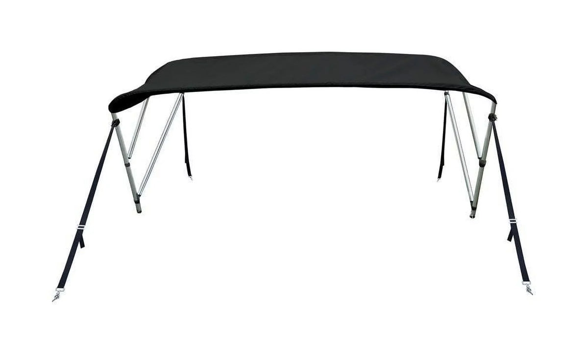 Bimini Top Boat Cover 36" High 67"-72" Wide 6' L Sizeolution Dye 600 Denier BLACK