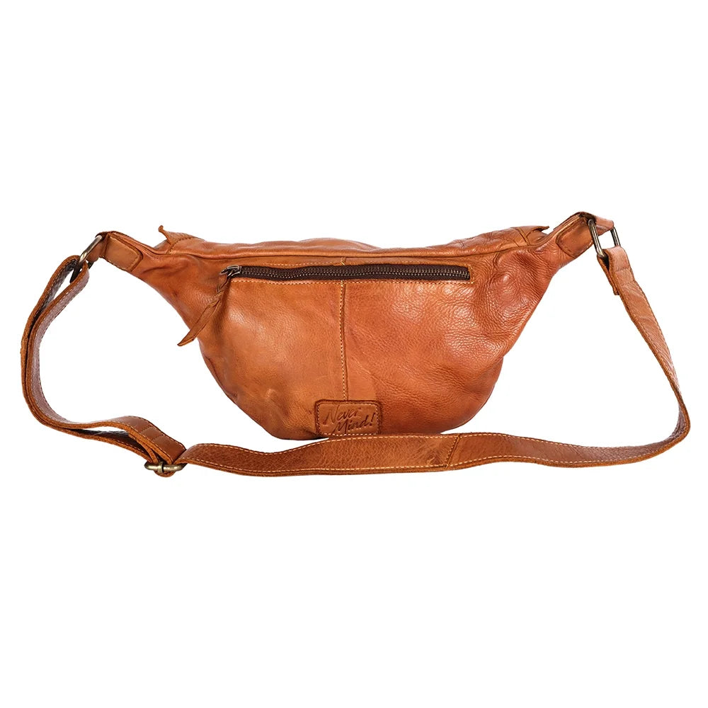NM Never Mind Nmbgm149B Fanny Pack Vintage Handmade Genuine Cowhide Leather Women Bag Western Handbag Purse