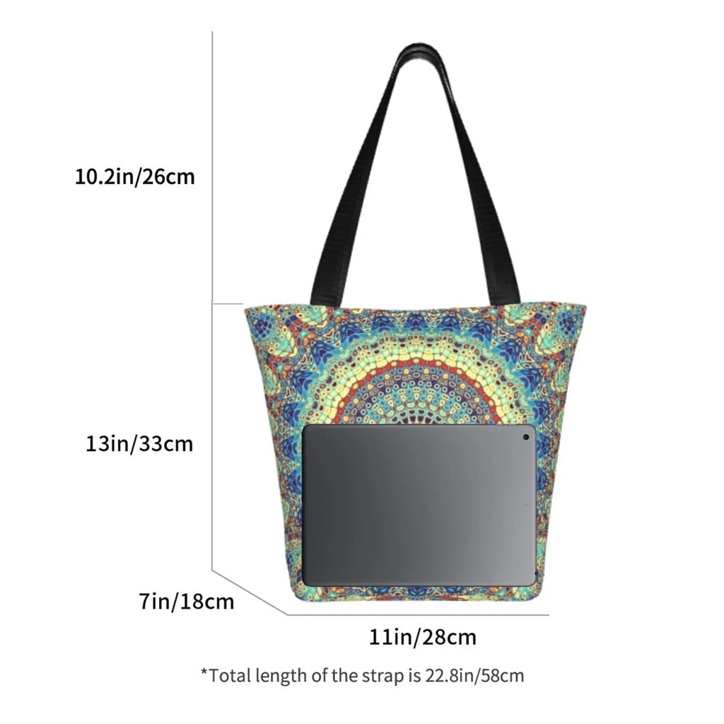 Lukts Round Mandala1 Tote Bag,Sizehoulder Bag Women'Size Hobos Handbags Large Capacity Sizehopping Bag