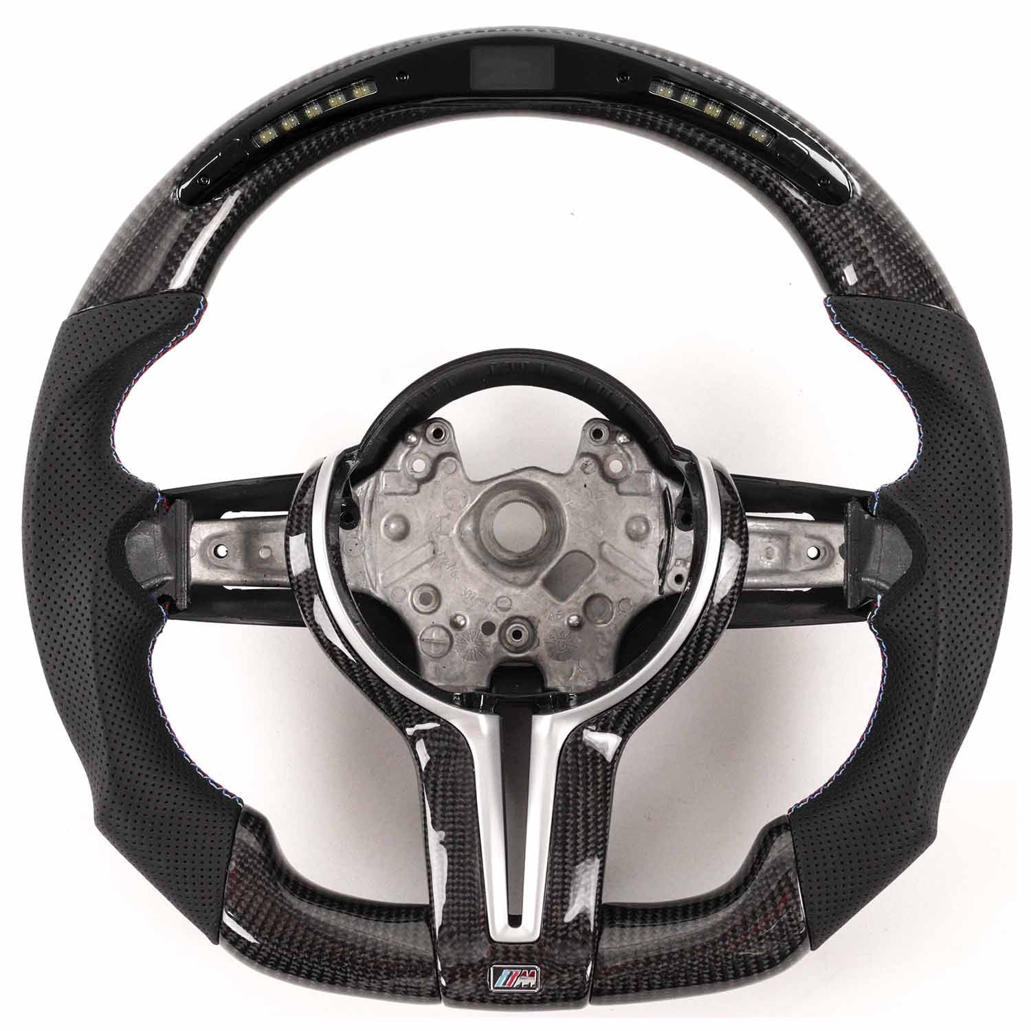 Vicrez Carbon Fiber M Performance Sizeteering Wheel +LED vz102111-DL| BMW M2 F87 M3 F80 M4 F82 F83 M5 F10 / 2 3 4 Sizeeries/ X5 X6