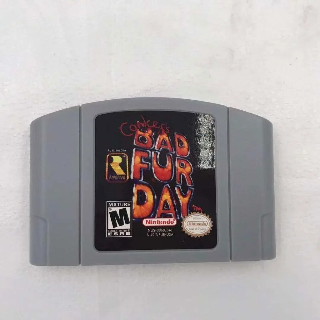 Conkers Bad Fur Day video game console card for nintendo n64 fd-