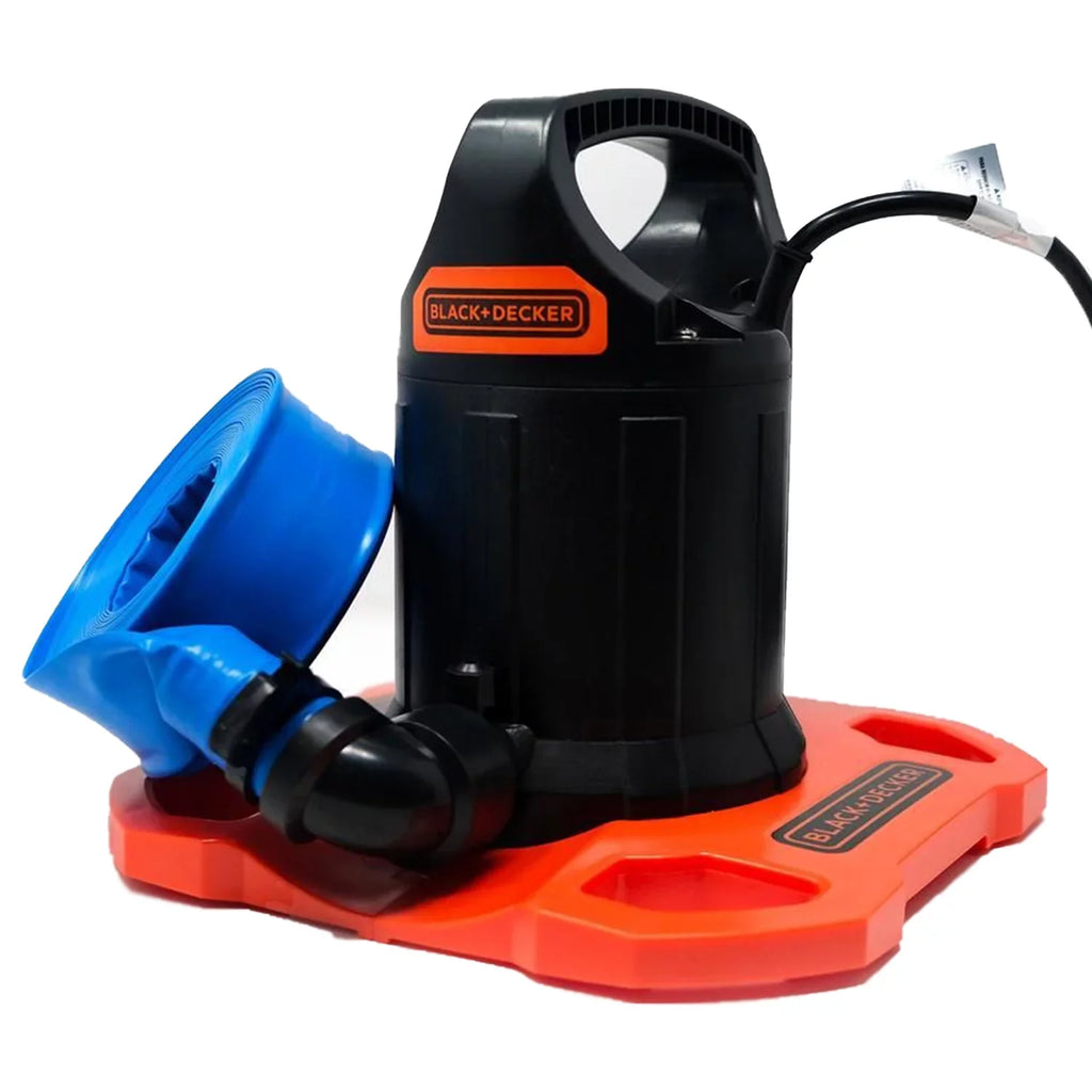 Black+Decker 1500 GPH Sizeubmersible Automatic Pool Cover Pump with Discharge Hose