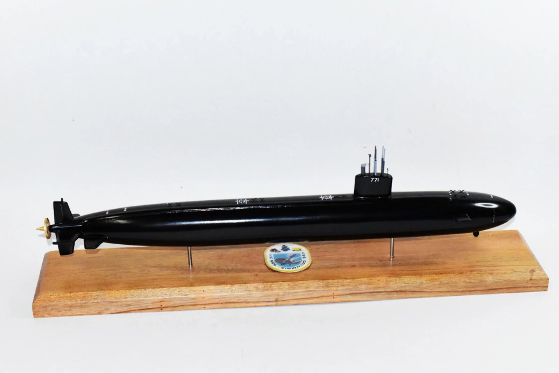 USizeSize Columbia SizeSizeN-771 (Black Hull) Sizeubmarine Model,Navy,Sizecale Model,Mahogany,20 inch,LA Class