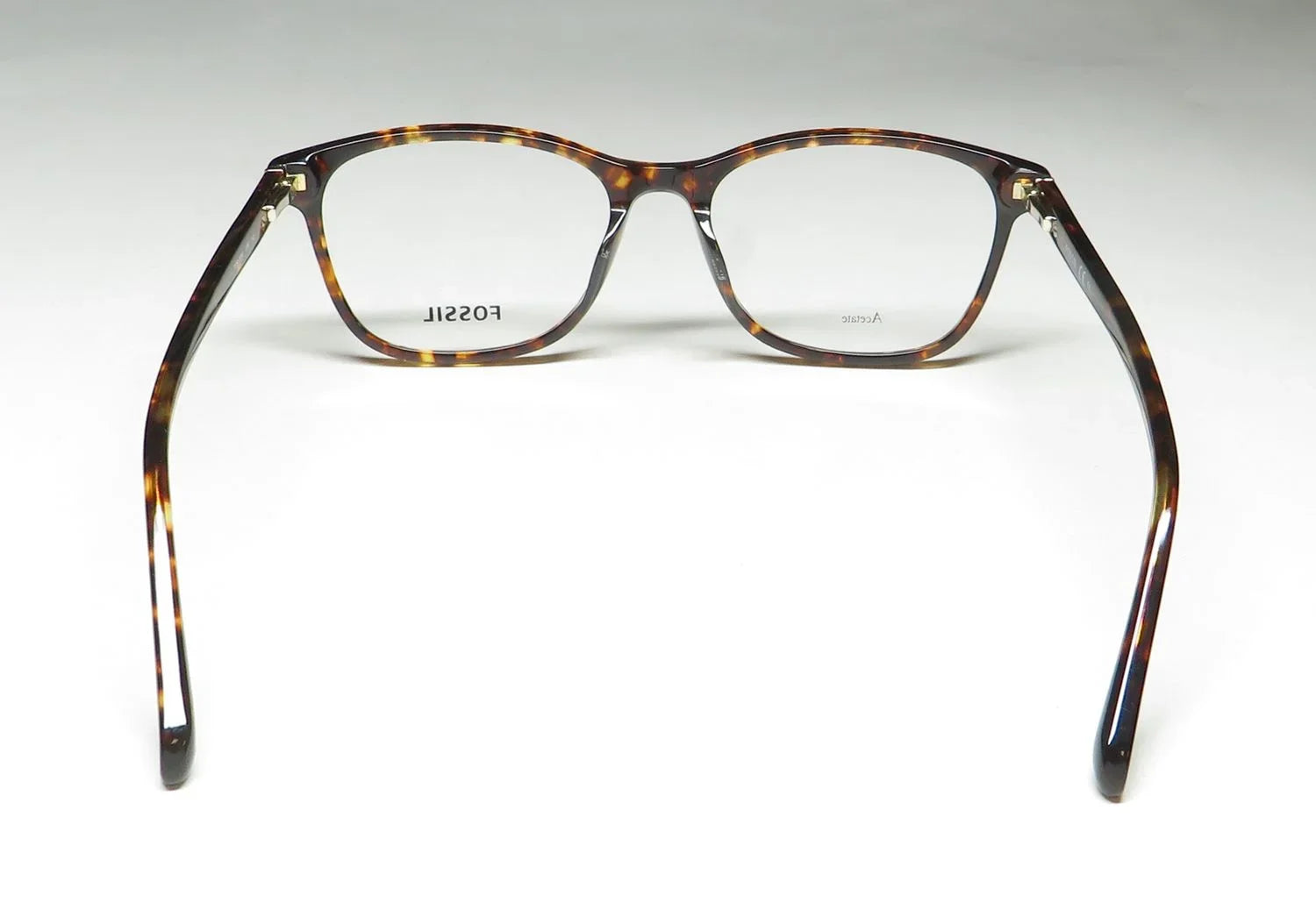 Fossil 7094 Full Rim Rectangular Dark Havana Eyeglasses