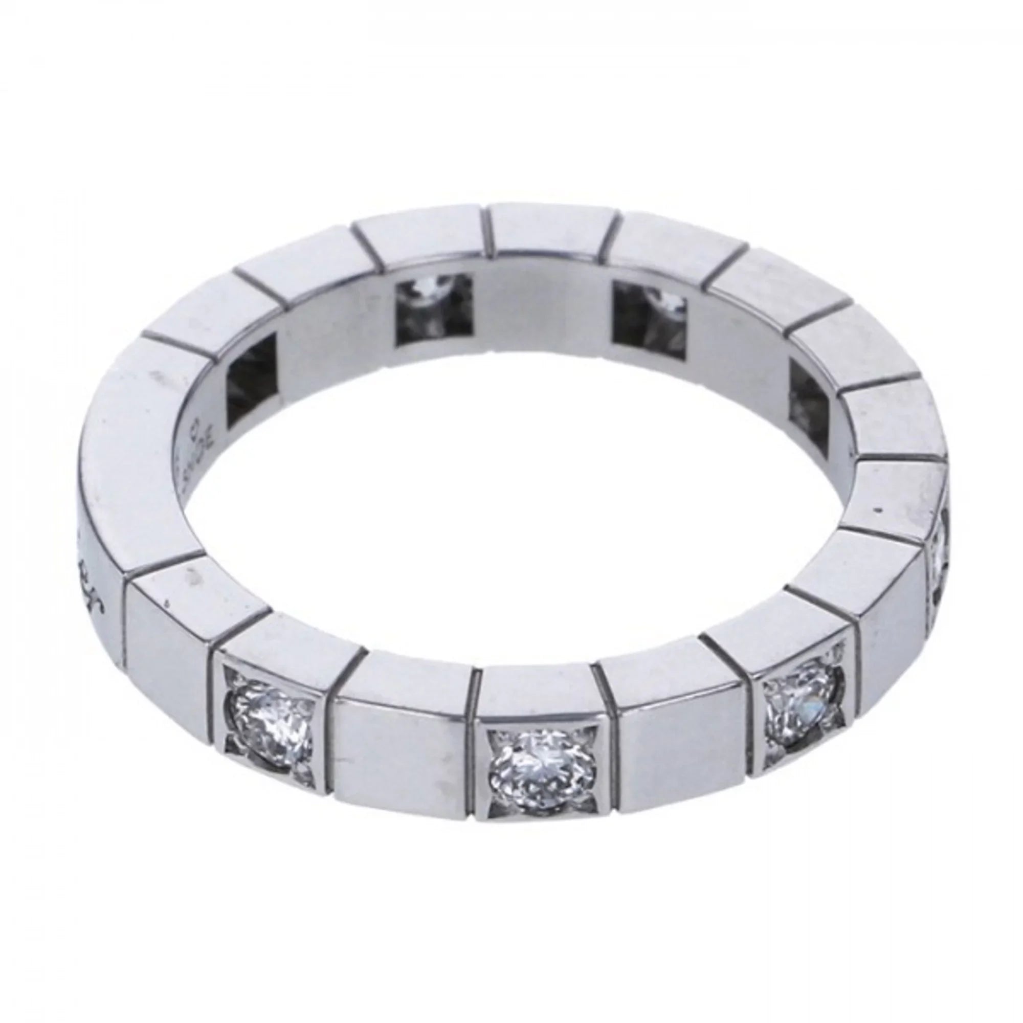 Pre-Owned Cartier Raniere Ring K18WG Ivory Gold (Good)