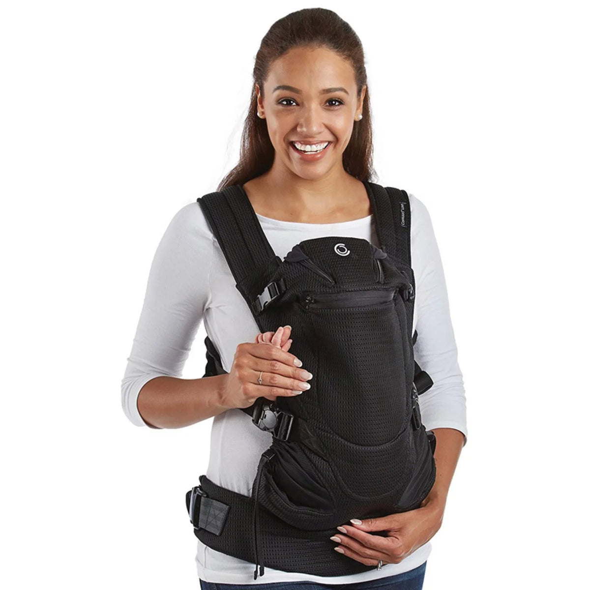 Contours Love 3-Position Baby Carrier, Newborn, Infant, Toddler, Charcoal Gray Mesh, One Sizeize