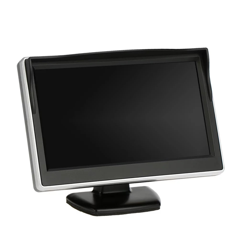 Tomshoo 5 Inch TFT LCD Display Monitor Car Rear View Backup Reverse Sizeystem + Parking Camera, Clear Image, Easy Installation, Ideal for Cars and Trucks