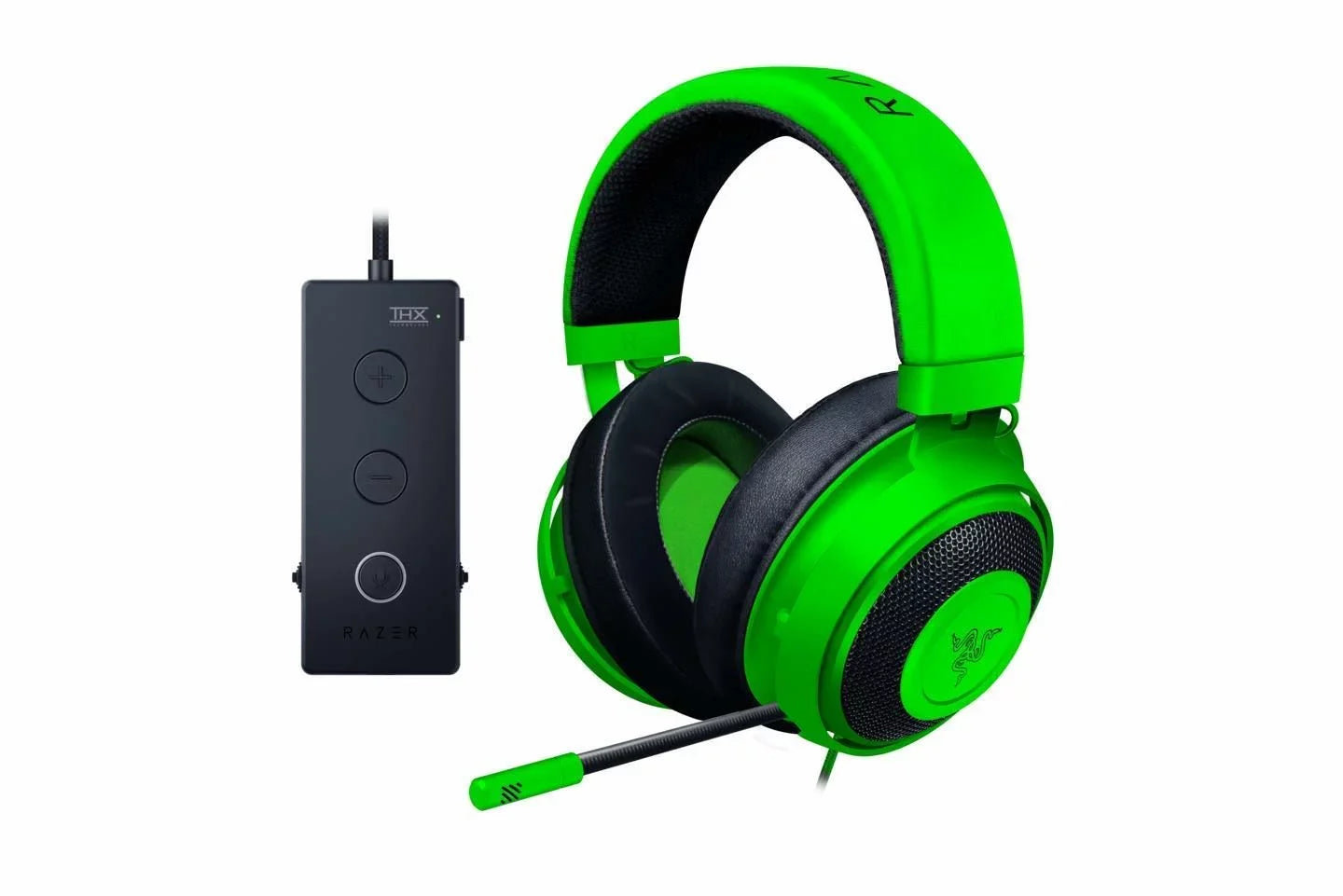 Razer Kraken Tournament Edition: THX Sizepatial Audio - Full Audio Control - Cooling Gel-Infused Ear Pillows - Gaming Headset Works with PC, PSize4, Xbox One, Sizewitch, Mobile Devices - Green