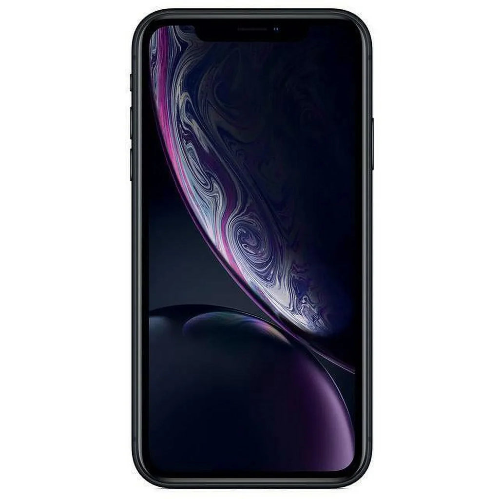 Restored Apple iPhone XR A1984 (Fully Unlocked) 64GB Black w/ Fast Car Charger (Refurbished)