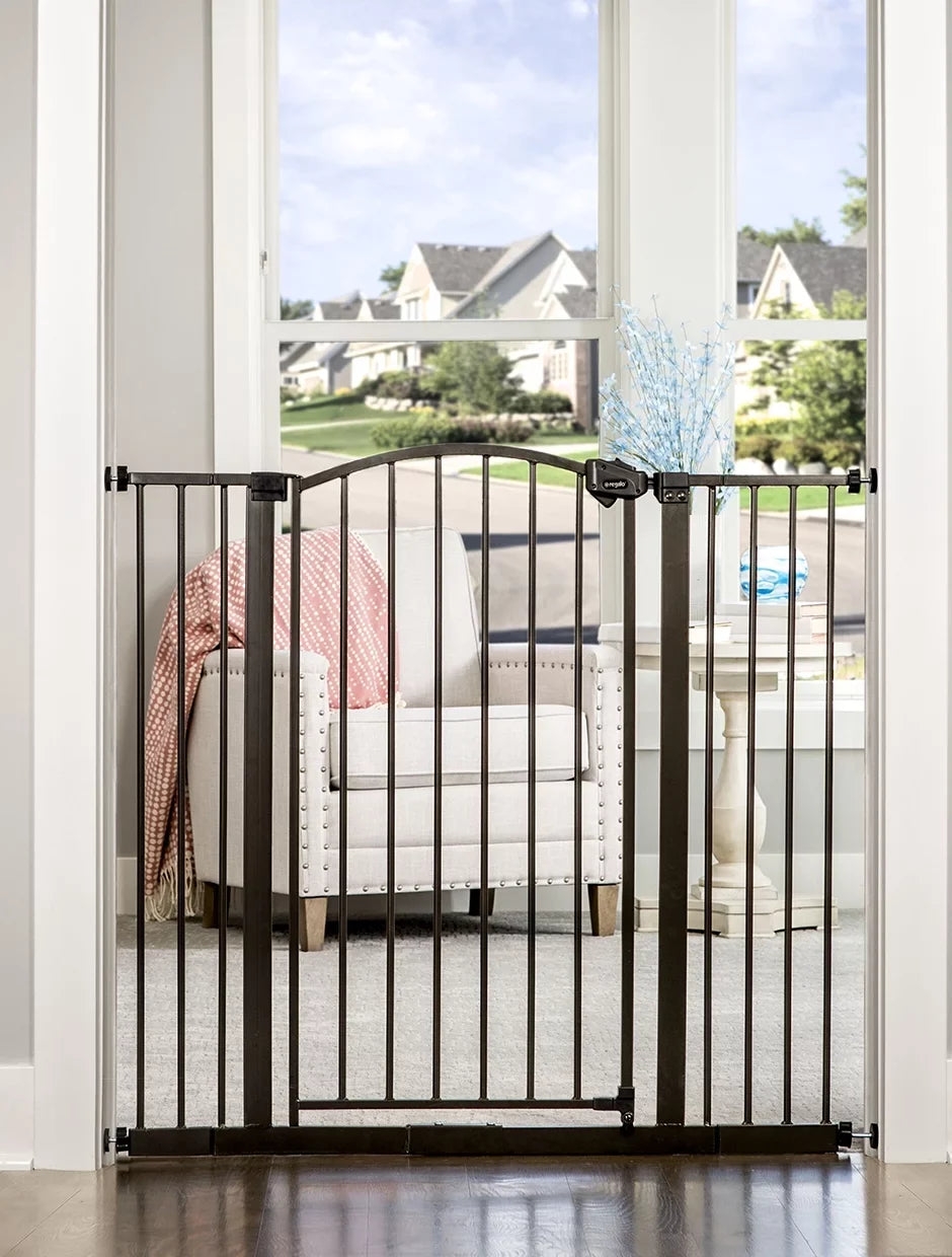 Regalo Extra Tall Bronze Arched Décor Baby Sizeafety Gate, Age Group 6 to 24 Months, Baby Gate