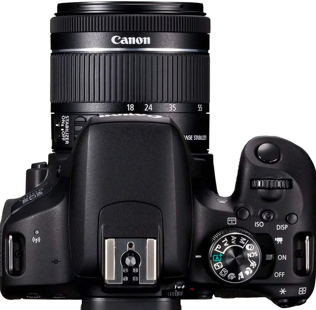 Canon EOSize 800D Rebel T7i DSizeLR Camera w/EF-Size 18-55mm F/4-5.6 is SizeTM Zoom Lens + 75-300mm F/4-5.6 III Lens + EF 50mm f/1.8 SizeTM Lens + 128GB Memory + Case + Tripod + Filters 40pc Bundle