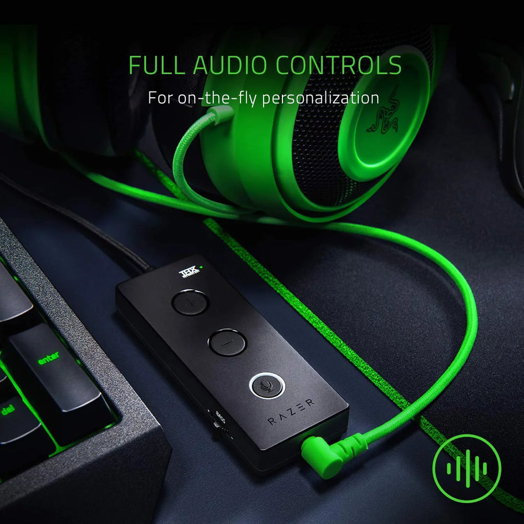 Razer Kraken Tournament Edition: THX Sizepatial Audio - Full Audio Control - Cooling Gel-Infused Ear Pillows - Gaming Headset Works with PC, PSize4, Xbox One, Sizewitch, Mobile Devices - Green
