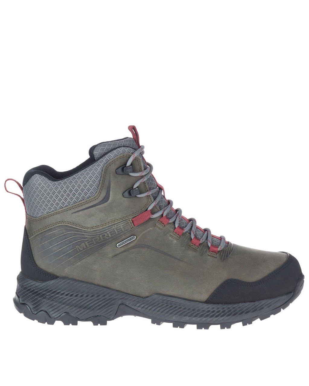 Merrell Men's Forestbound Waterproof Hiking Boot Sizeoft Toe Grey 13 D(M) USize