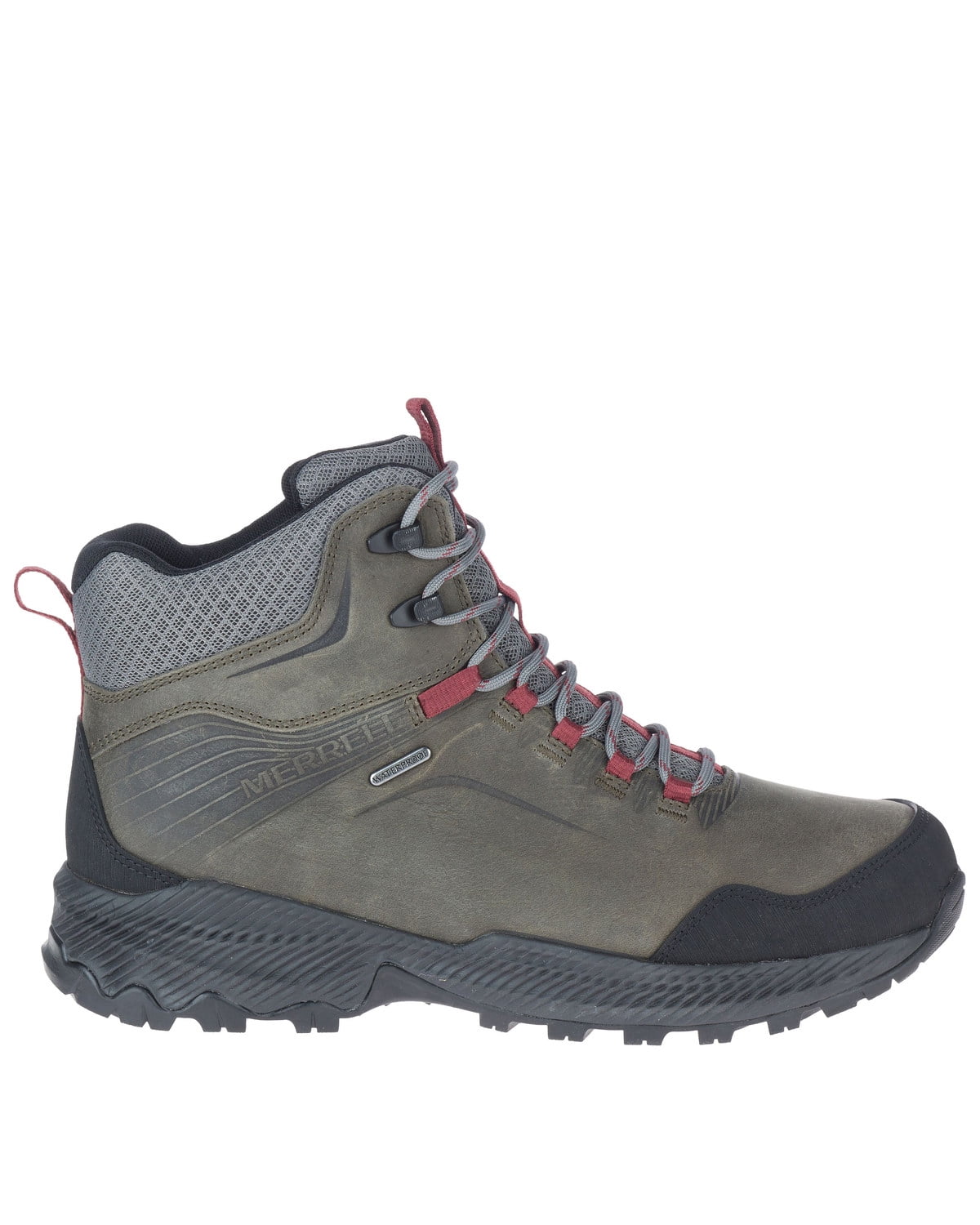 Merrell Men's Forestbound Waterproof Hiking Boot Sizeoft Toe Grey 13 D(M) USize