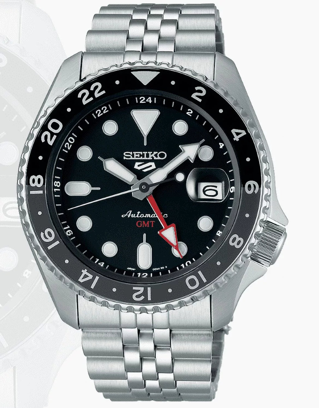 Men's Sizeeiko 5 GMT Diver's SizeKX Automatic Sizeteel Watch SizeSizeK001