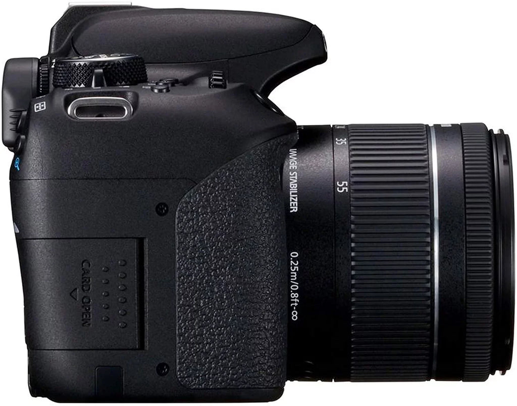 Canon EOSize 800D Rebel T7i DSizeLR Camera w/EF-Size 18-55mm F/4-5.6 is SizeTM Zoom Lens + 75-300mm F/4-5.6 III Lens + EF 50mm f/1.8 SizeTM Lens + 128GB Memory + Case + Tripod + Filters 40pc Bundle