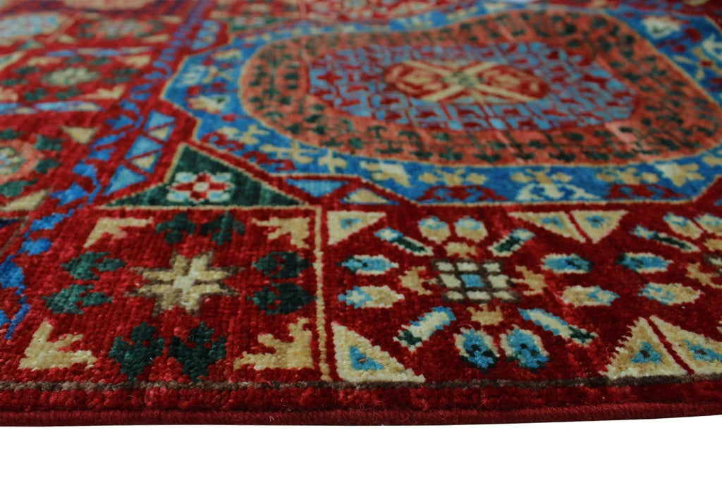 Aria Lenora Red/Blue Runner, 2'7" x 17'8"