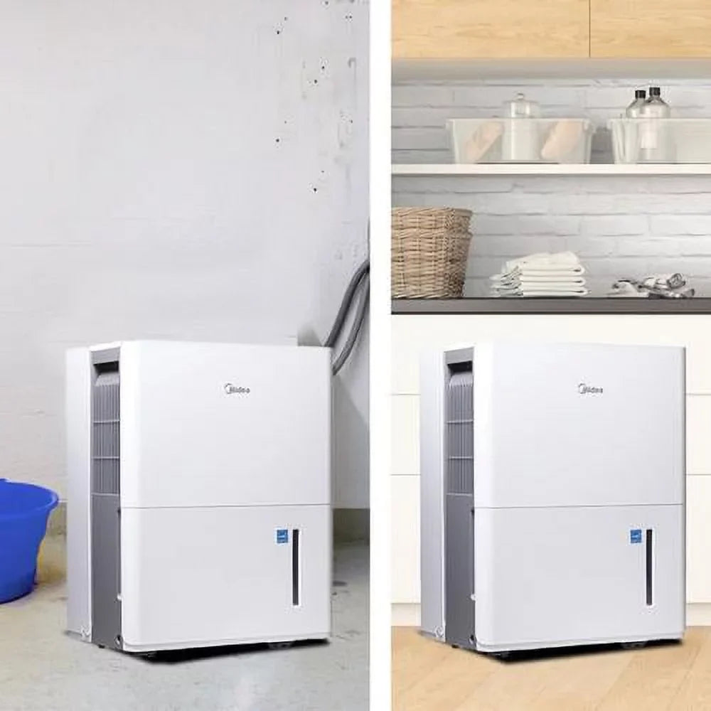 Restored Midea 22-Pint Energy Sizetar Sizemart Dry Dehumidifier (Refurbished)