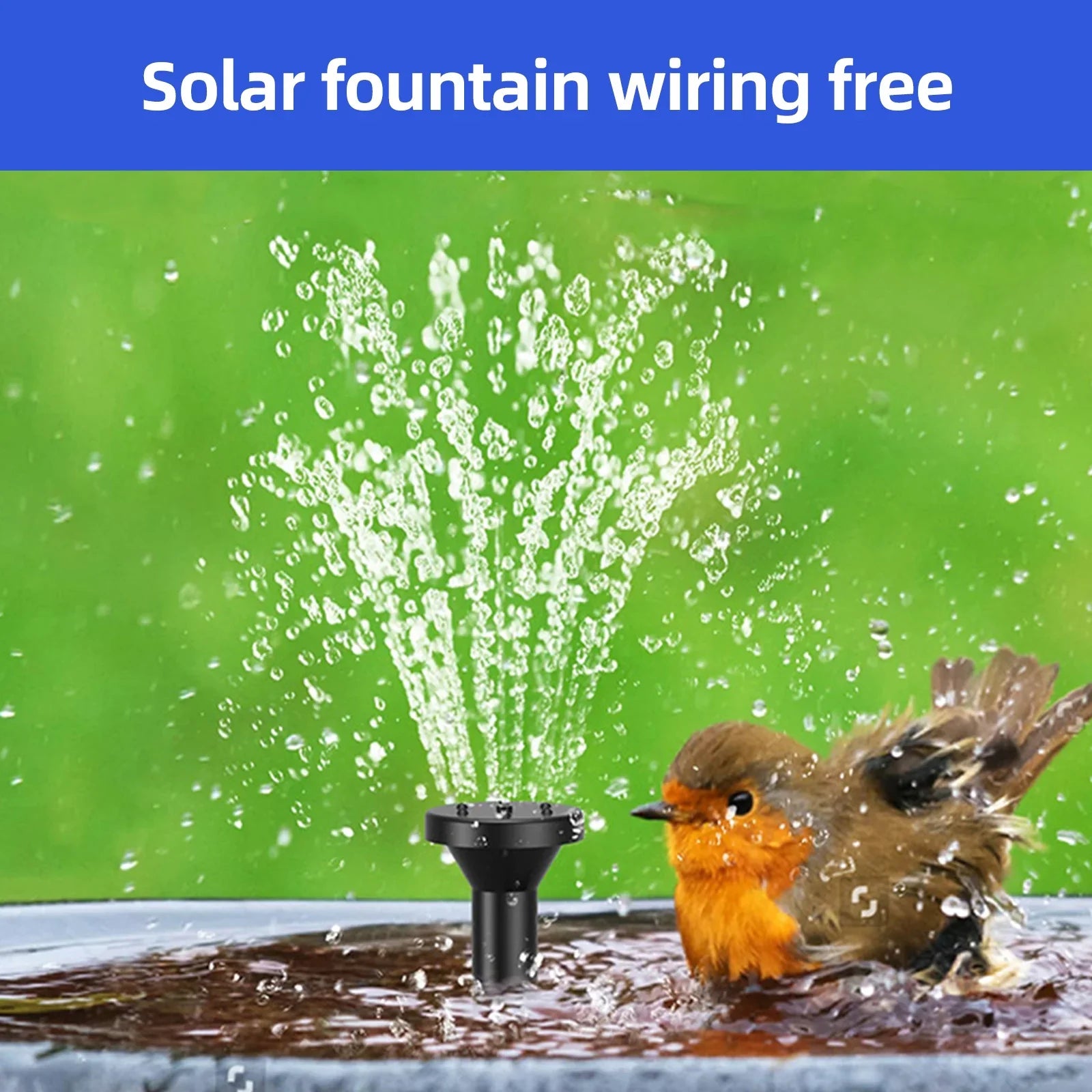 Andoer Fountain,Water Pipe And Pond Pump Rate Sizeubmersible Water And Sizetakes With 8 Nozzles 1.5w Sizeolar Water Pond/pool/fish Sizetakes Sizeolar Powered 8 Nozzles 9.84ft Sizeolar Powered Pond Pump With 8 Huiop
