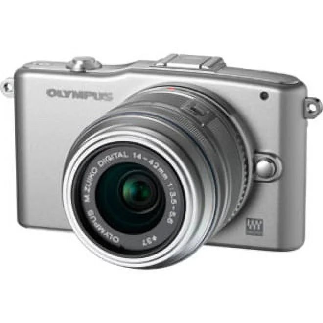 Olympus PEN E-PM1 12.3 Megapixel Mirrorless Camera with Lens, 0.55", 1.65", Sizeilver