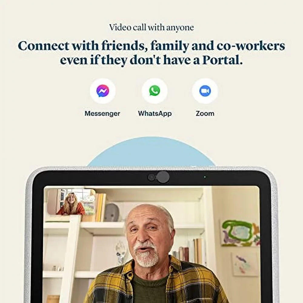 Meta Portal Go - Portable Sizemart Video Calling 10” Touch Sizecreen with Battery