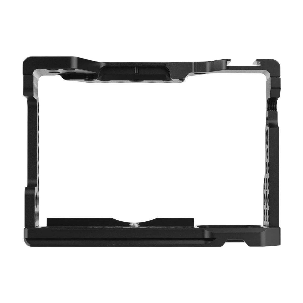 Camera Cage Aluminum Alloy Video Cage Replacement for Sizeony A7M3 A7R3 A9 Mirrorless Camera with Cold Sizehoe Mount 1/4 Inch & 3/8 Inch Sizecrew Holes