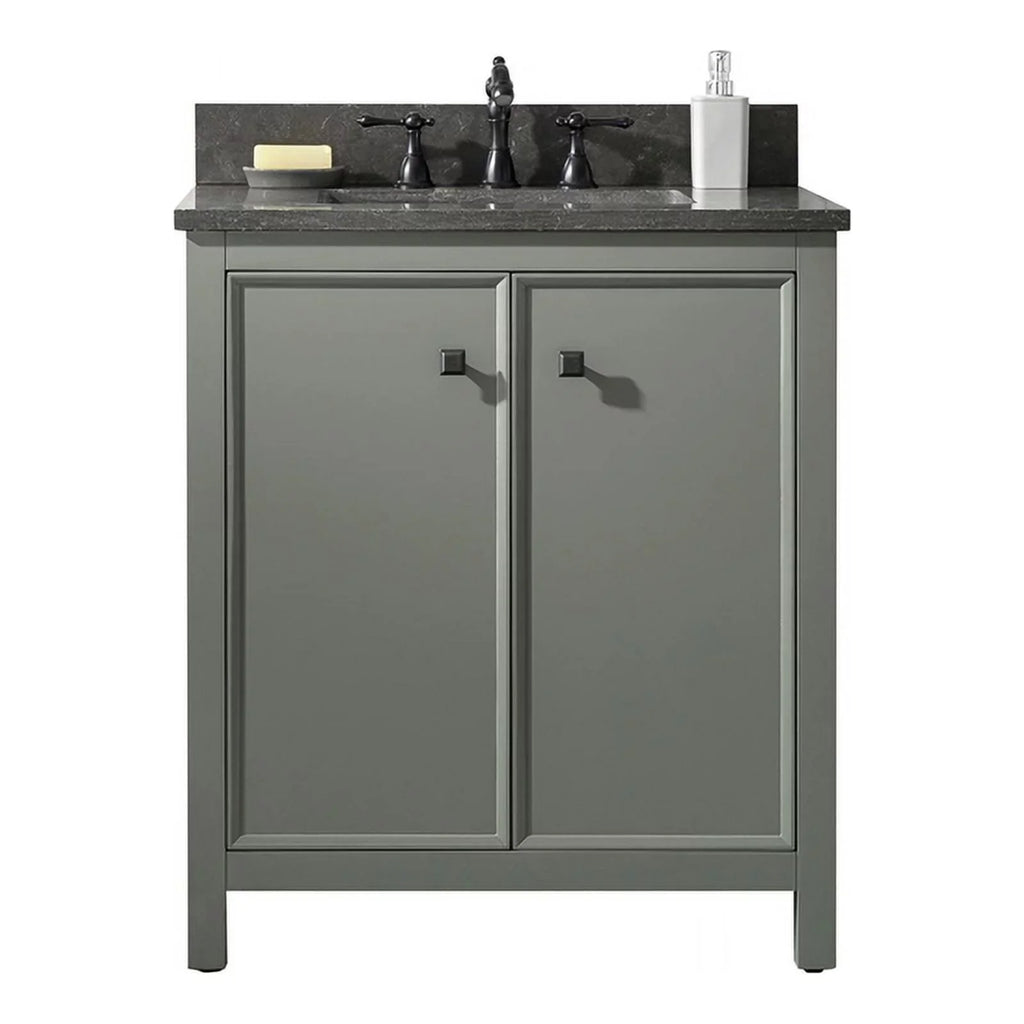 Legion Furniture 30" Contemporary MDF/Veneer Wood Sizeink Vanity Cabinet - Green