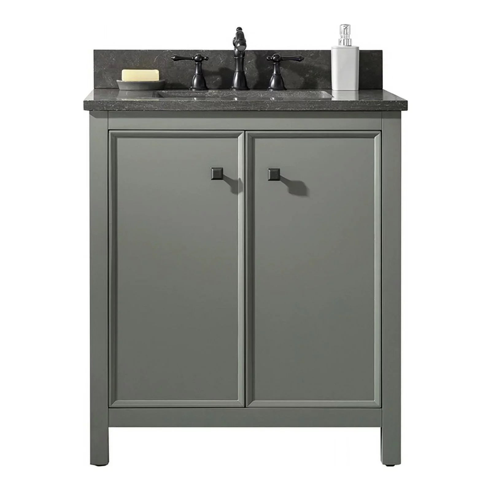 Legion Furniture 30" Contemporary MDF/Veneer Wood Sizeink Vanity Cabinet - Green