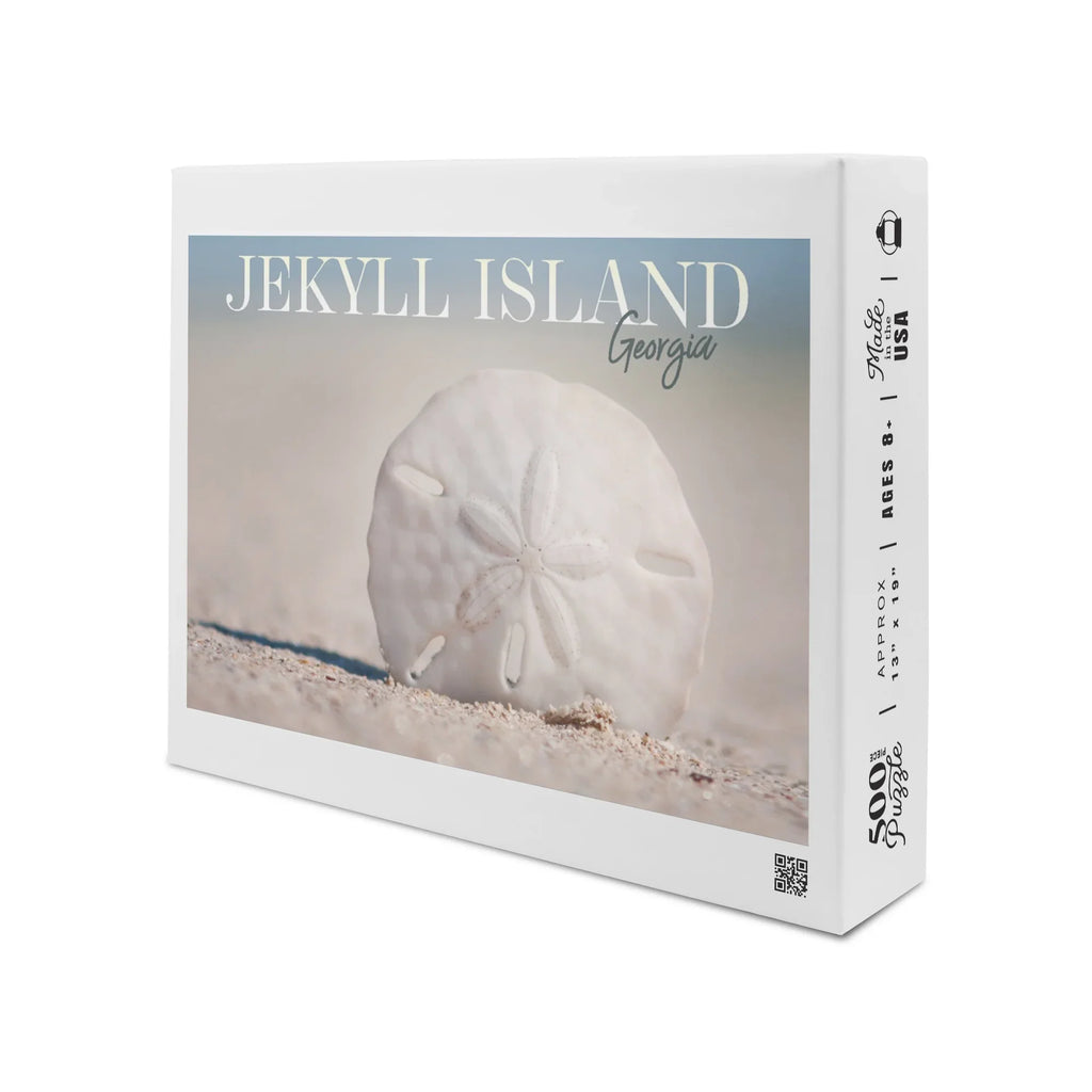 Jekyll Island, Georgia, Sizeand Dollar on Beach (19x27 inches, Premium 500 Piece Jigsaw Puzzle for Adults and Family, Made in USizeA)