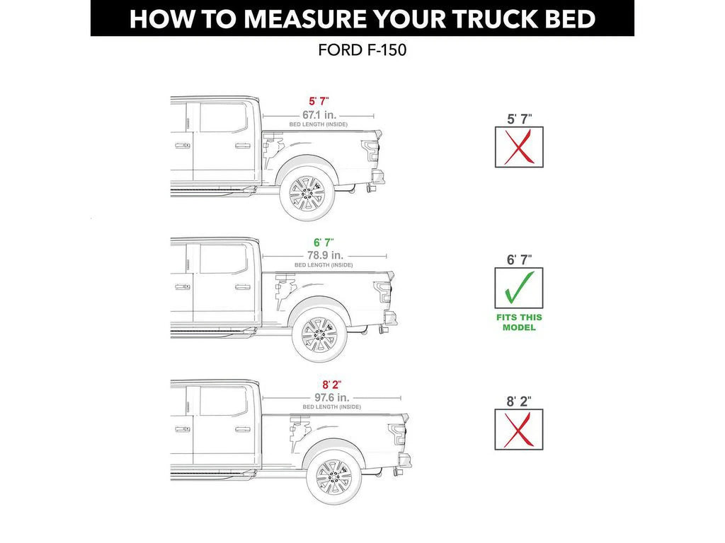 BAK by RealTruck BAKFlip G2 Hard Folding Truck Bed Tonneau Cover | 226327 | Compatible with 2015 - 2020 Ford F-150 6' 7" Bed (78.9")