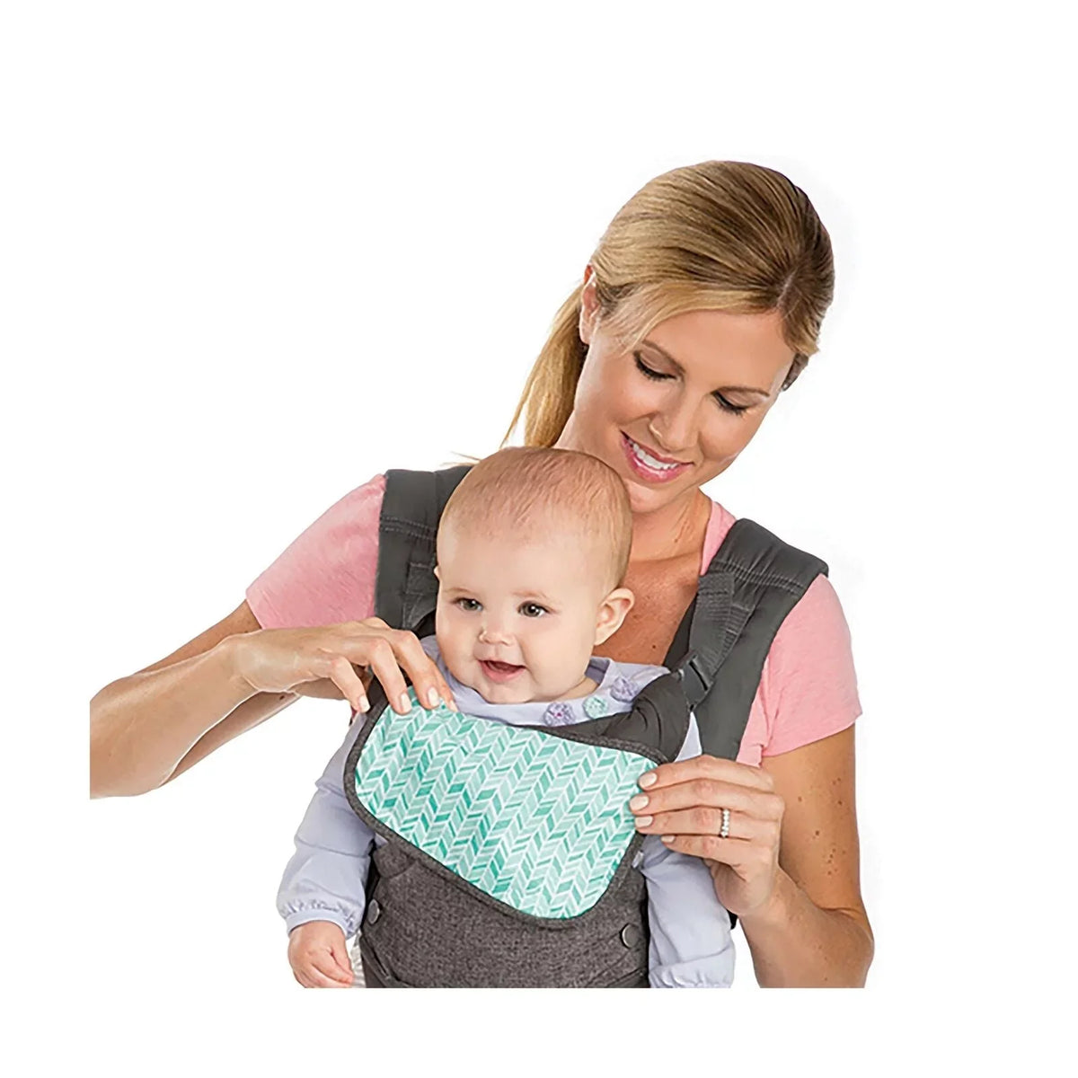 Infantino Flip Advanced 4-in-1 Carrier - Ergonomic, convertible, face-in and face-out front and back carry for newborns and older babies 8-32 lbs