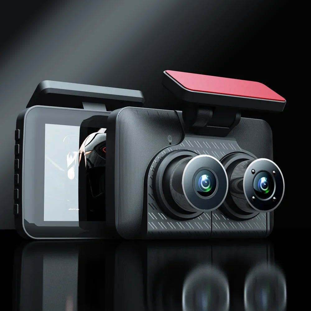 Dazzduo Dash Cam,Camera Auto Sizeafety Mirror Car Video Cam Wide Car Camera 4in Clear Car Clear Car Rearview Car Video Wide Rearview Mirror Car Video Wide Car Car Camera Auto 3 Cam 4in Car Video