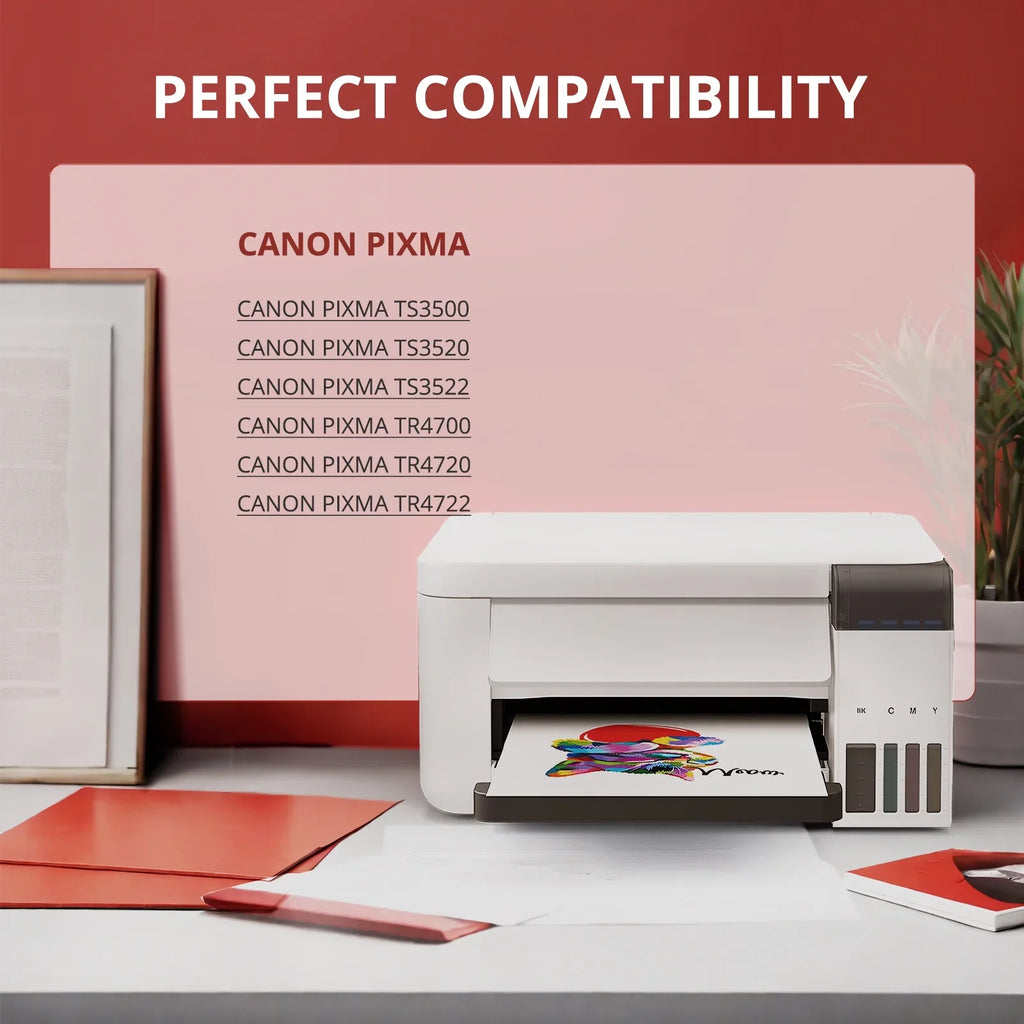 275 Ink Cartridges for Canon ink 275 and 276 for Canon 275XL 276XL PG 275 CL276 Ink for Canon Pixma TSize3522 TSize3520 TSize3500 TR4722 TR4720 TR4700 (1 Black, 1 Tri-Color)