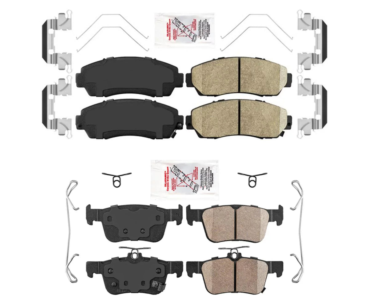 AmeriPro Premium Ceramic Disc Brake Pads Hadeware For Acura RDX 2.0L 2019-2022