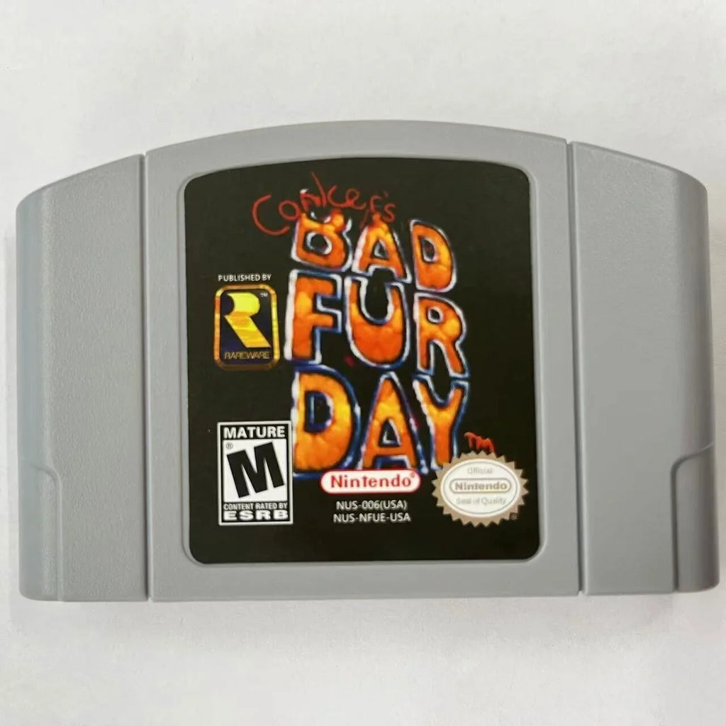 Conkers Bad Fur Day video game console card for nintendo n64 fd-