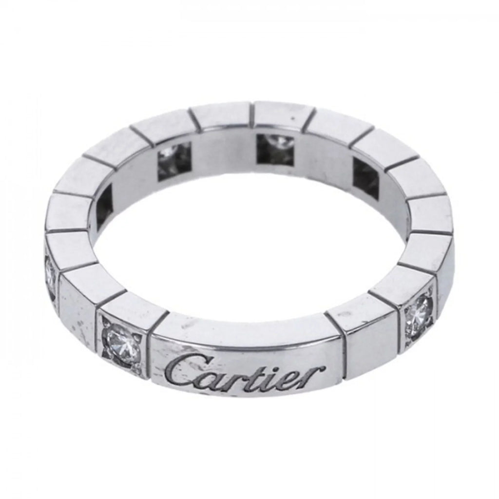 Pre-Owned Cartier Raniere Ring K18WG Ivory Gold (Good)