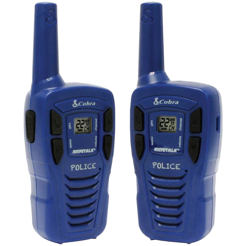 Cobra HE146 16-Mile 22-Channel FRSize/GMRSize 2-Way Radios - Blue
