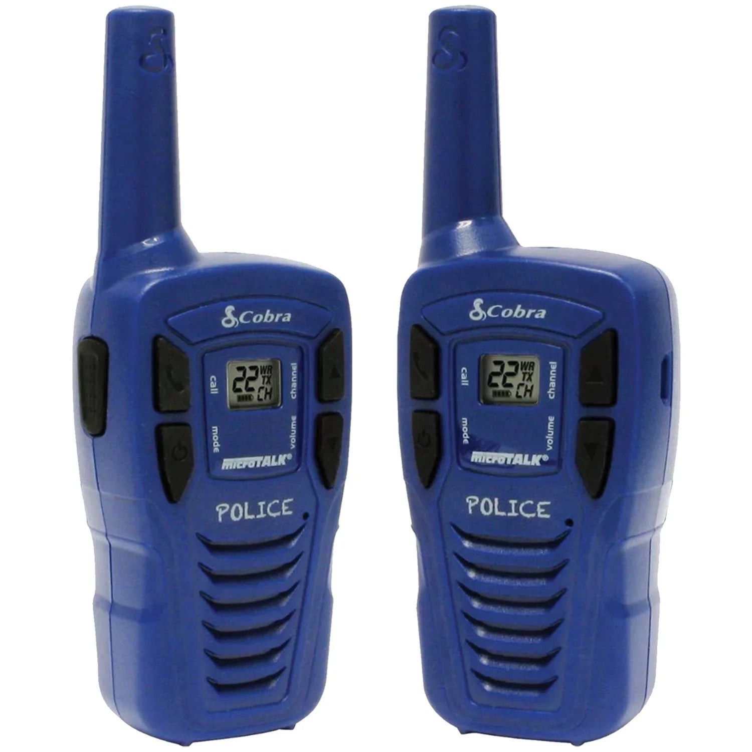 Cobra HE146 16-Mile 22-Channel FRSize/GMRSize 2-Way Radios - Blue