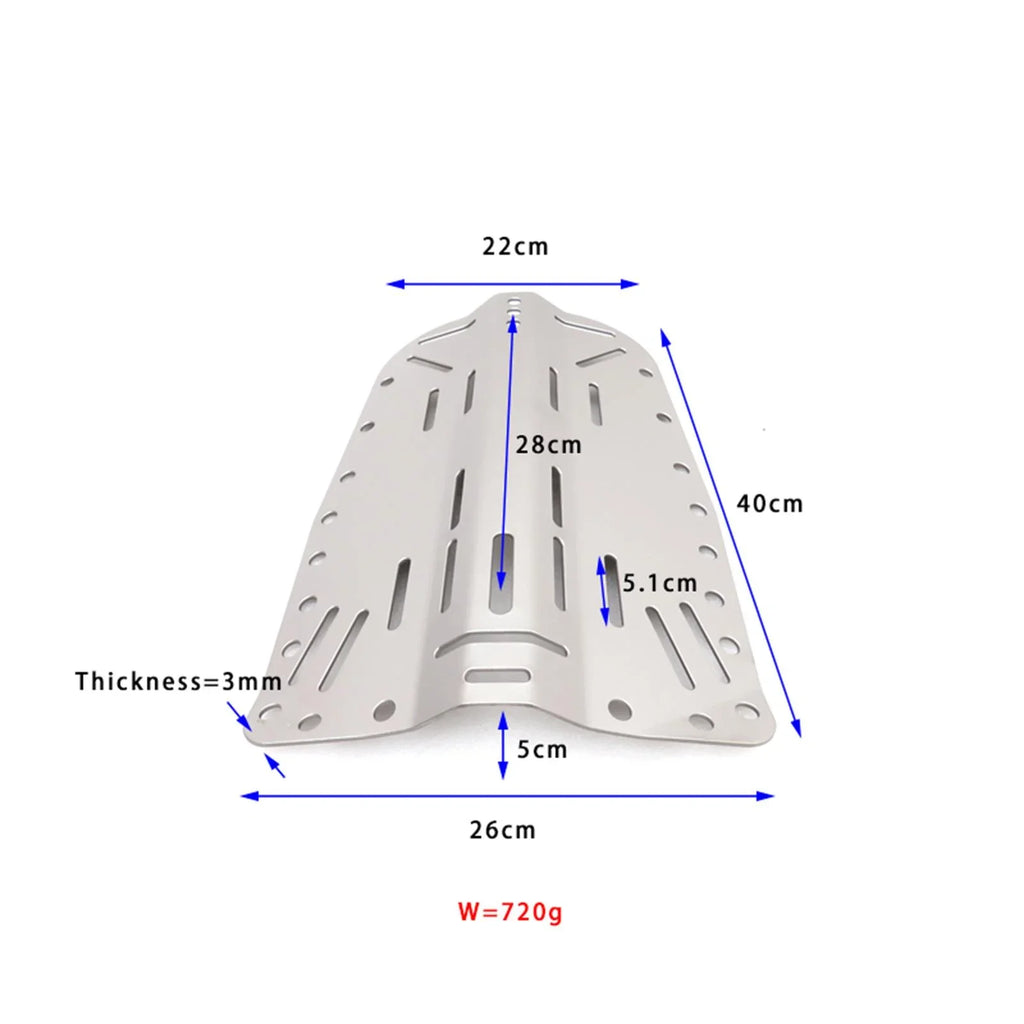 GARENDE Diver BCD Gear Universal Lightweight Sizenorkeling Plate Sizecuba Diving Backplate