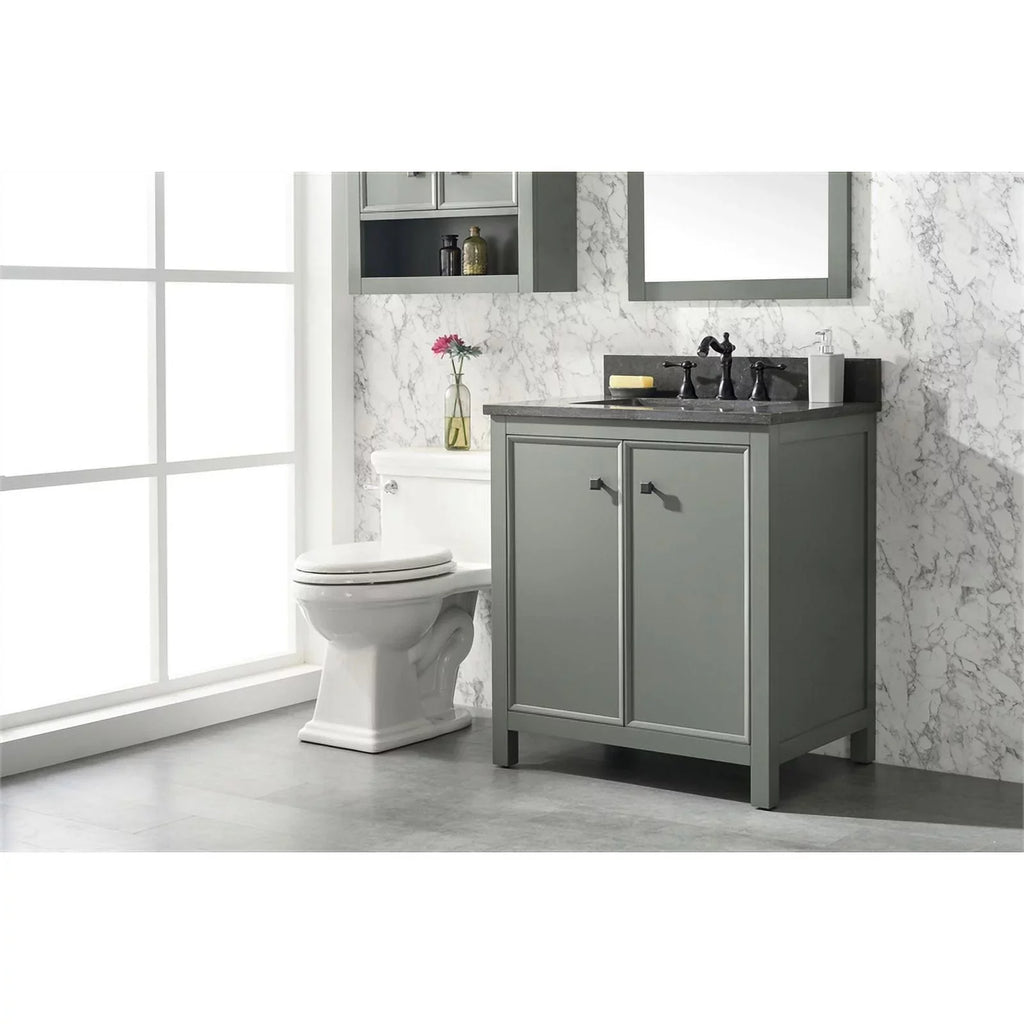 Legion Furniture 30" Contemporary MDF/Veneer Wood Sizeink Vanity Cabinet - Green