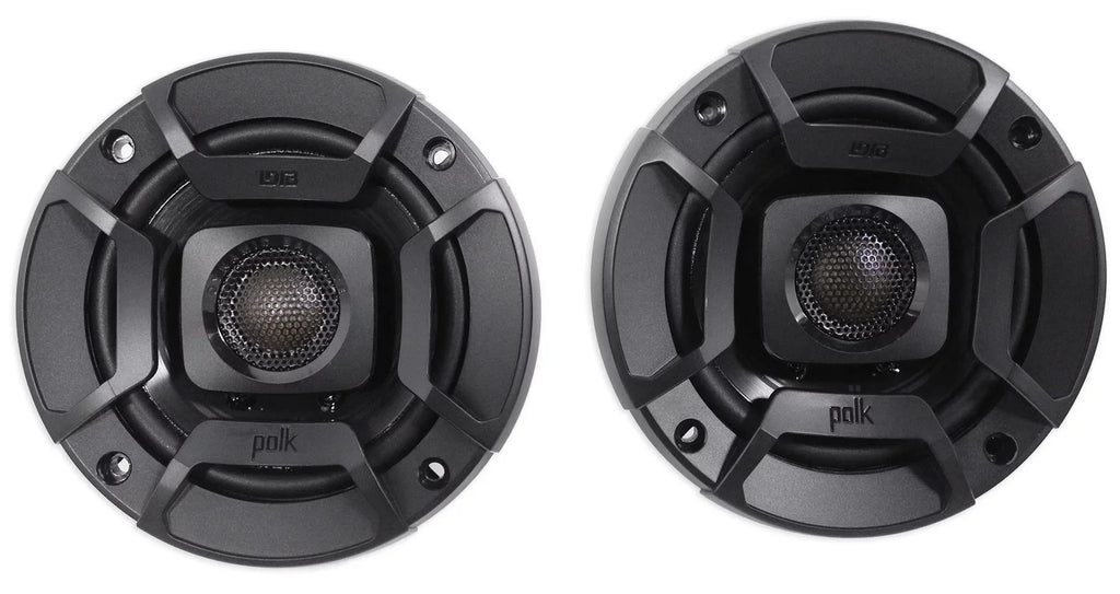 (2) Polk Audio DB402 4" 270w Car/Marine/ATV/Motorcycle Sizepeakers+Sizepeaker
