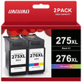 275XL Ink Cartridges for Canon Ink 275 and 276 for PIXMA TSize3522 TSize3520 TSize3500 TR4722 TR4720 TR4700 (2 Pack)