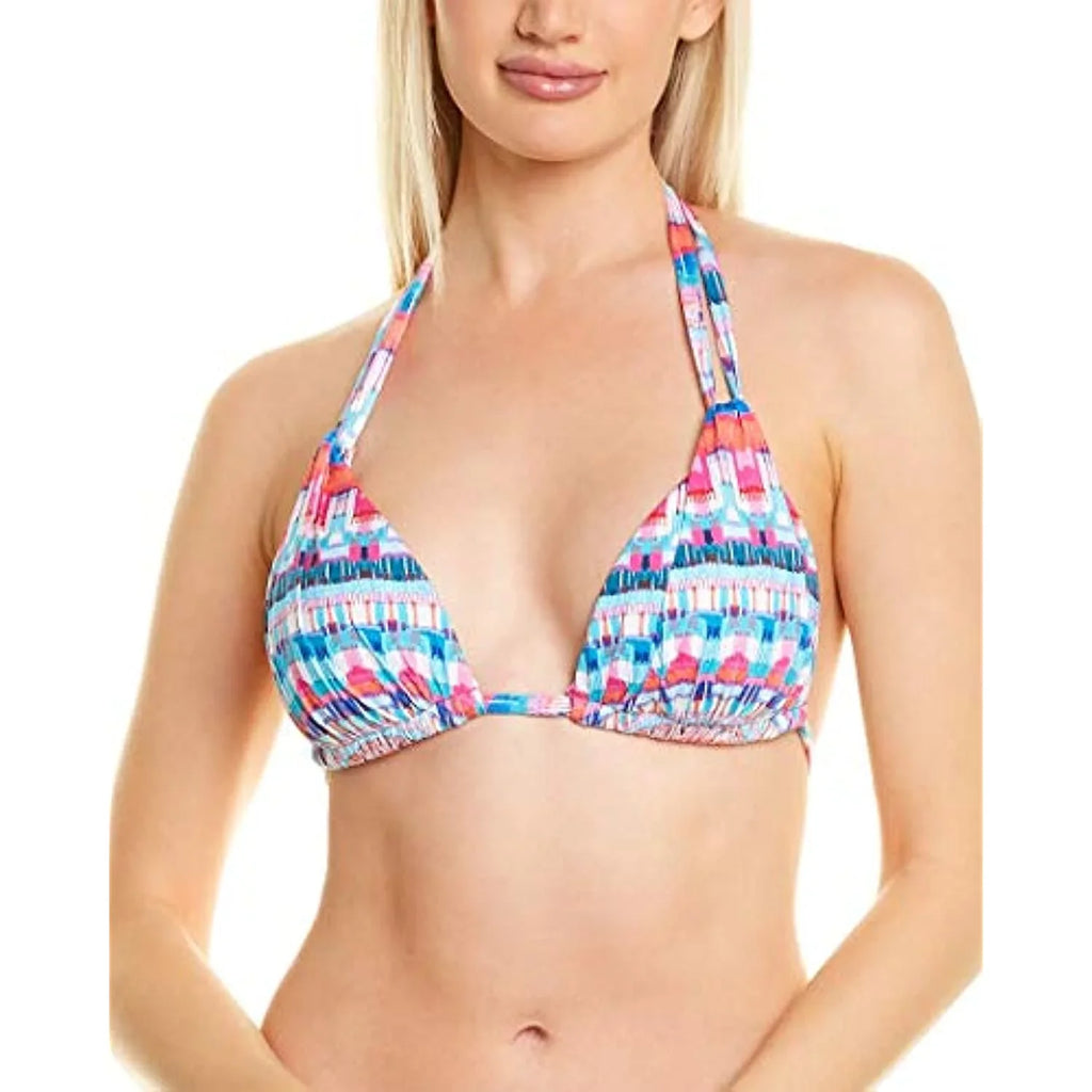 La Blanca Women's Sizetandard Triangle Halter Bra Bikini Sizewimsuit Top 14