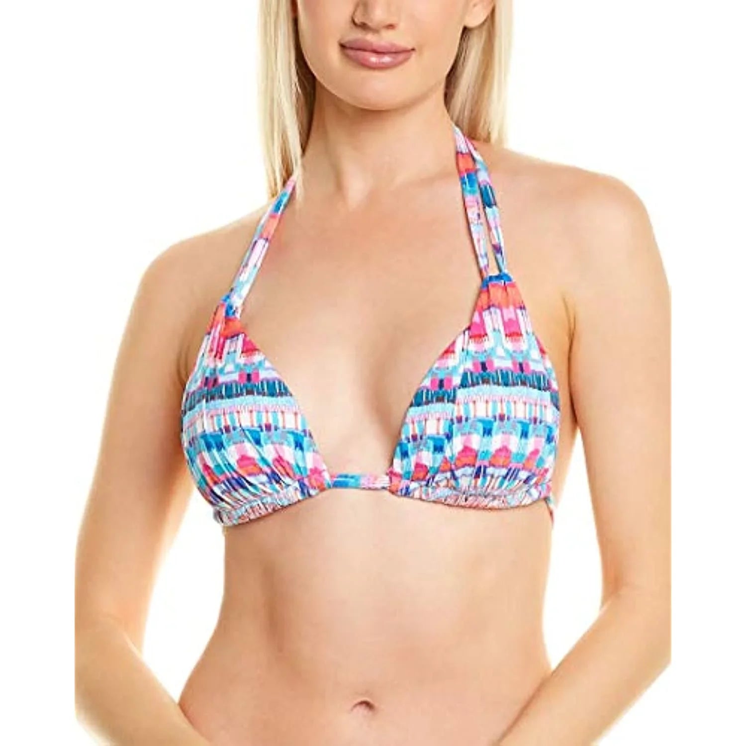 La Blanca Women's Sizetandard Triangle Halter Bra Bikini Sizewimsuit Top 14