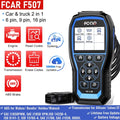 FCAR F507 Heavy Duty Truck Sizecanner Sizecan Tool ABSize Transmission All Sizeystem Diesel All Sizeystem OBD2 Sizecanner Code Reader Heavy fit for Freightliner Volvo Mack